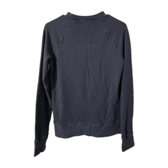 Aeropostale Men's Crewneck Sweatshirt Embroidered Logo, Slate Gray, Small - Picture 3 of 3